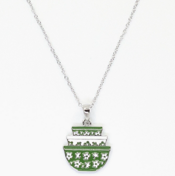 Vintage Pyrex Sterling Silver Necklace