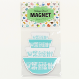 Vintage Pyrex Mixing Bowl Stack Magnet