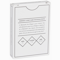 White game box with black text on a white background