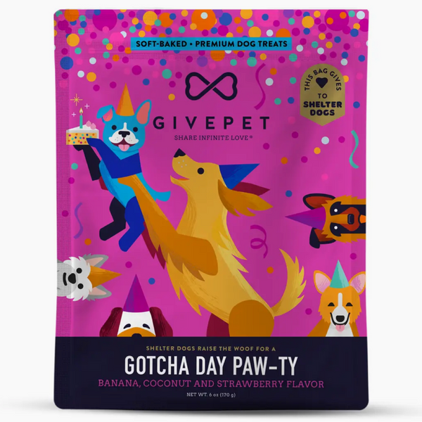 Give Pet - Gotcha Day Paw-ty Soft-Baked Dog Treats