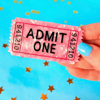 Movie Ticket Hair Clip