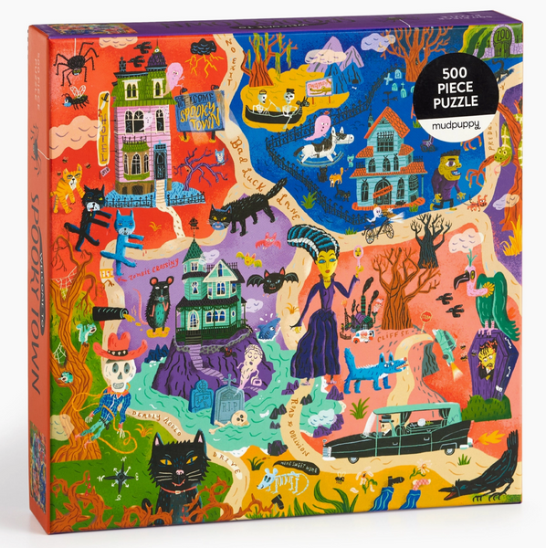 Welcome to Spooky Town 500 Piece Puzzle