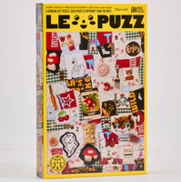 LE PUZZ puzzle box with colorful design on a white background