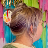 Acrylic Hair Claw - Paint Palette