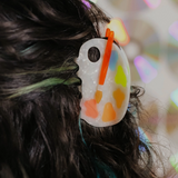 Acrylic Hair Claw - Paint Palette