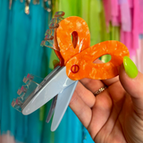 Acrylic Hair Claw - Scissors