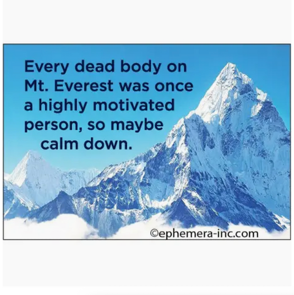 Every Dead Body On Mt Everest Magnet
