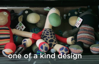 Recycled Sweater Softy Hand Puppets
