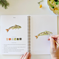 Camping Watercolor Workbook