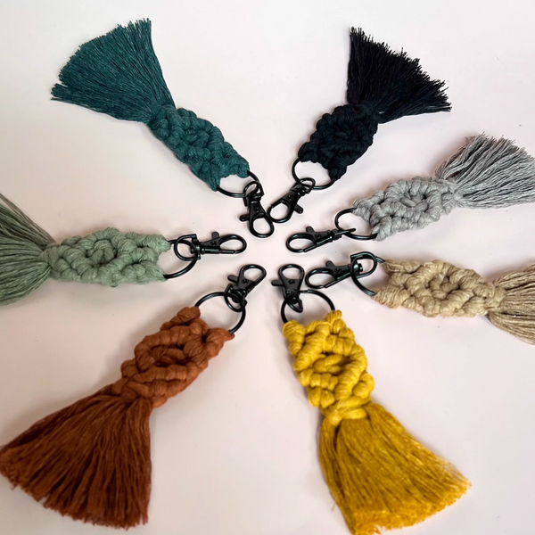 Classic Macrame Keychain
