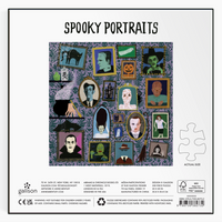 Spooky Portraits 500 Piece Foil Puzzle