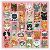 Festive Furballs 500 Piece Jigsaw Puzzle
