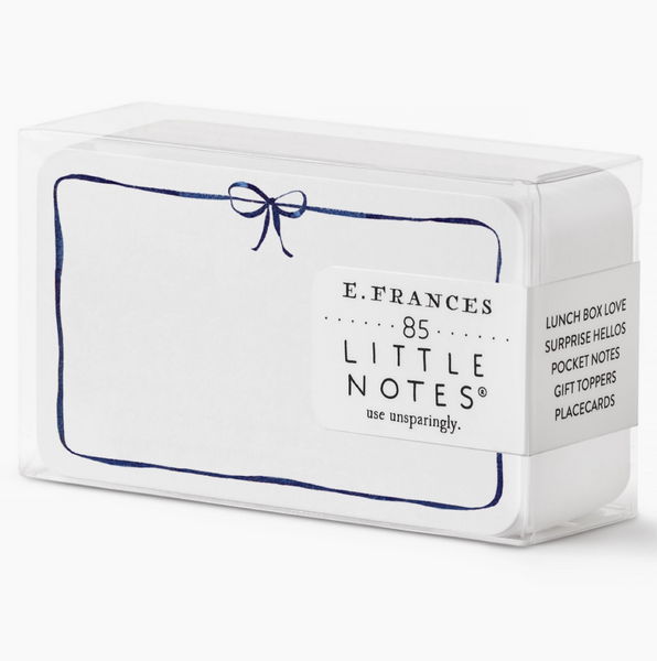 Little Notes - Navy Bow