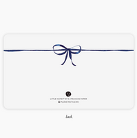 Little Notes - Navy Bow