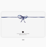 Little Notes - Navy Bow