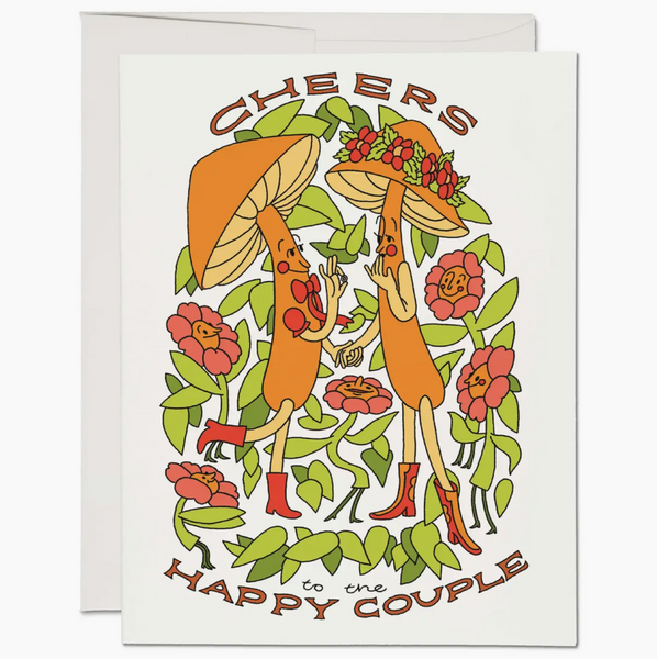 Cheers To The Happy Couple Wedding Card