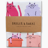 Famous Cat Breeds Tea Towel