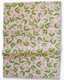Little Pink Flowers Tea Towel