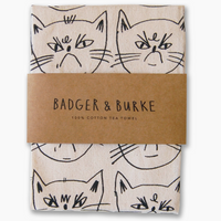 Snitty Kitty Life Is Beautiful Tea Towel
