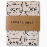 Snitty Kitty Life Is Beautiful Tea Towel