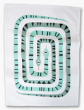 Twin Snakes Tea Towel