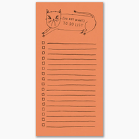 Snitty Kitty Do Not Want To Do Notepad