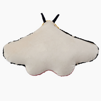 Shaped Moth Wool Hooked Pillow