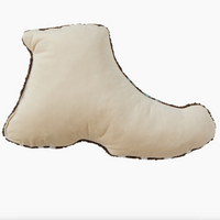Shaped Hiking Boot Wool Hooked Pillow