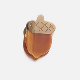 Acrylic Hair Claw - Mini Acorn
