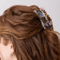 Acrylic Hair Claw - Calico Kitty