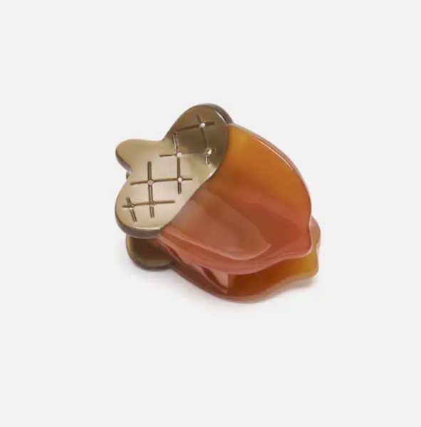 Acrylic Hair Claw - Mini Acorn