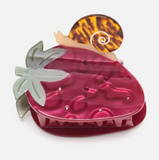 Acrylic Hair Claw - Strawberry Garden