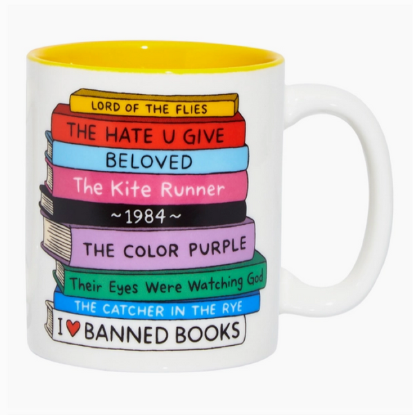 I Heart Banned Books Mug