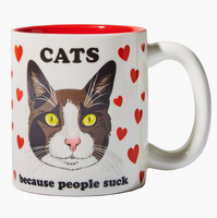 Cats Because People Suck Mug