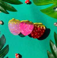 Acrylic Hair Claw - Very Berry