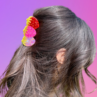 Acrylic Hair Claw - Very Berry