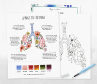 Watercolor Kit - Floral Lungs