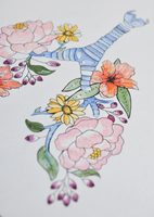 Watercolor Kit - Floral Lungs