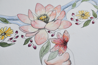 Watercolor Kit - Floral Uterus
