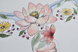 Watercolor Kit - Floral Uterus