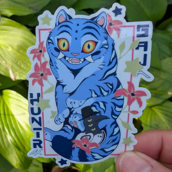 Kpop Demon Hunters Sticker - Cat + Bird