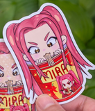 Kpop Demon Hunters Sticker - Ramen Girls