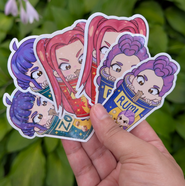 Kpop Demon Hunters Sticker - Ramen Girls