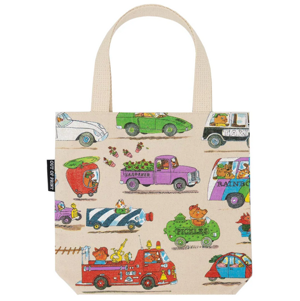 Richard Scarry Cars And Trucks And Things That Go Mini Tote Bag