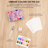 Watercolor Paint Set - Floral Colors - Full Circle Gifts & Goods