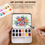 Watercolor Paint Set - Floral Colors - Full Circle Gifts & Goods