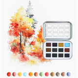 Watercolor Paint Set - Autumn Colors