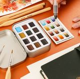 Watercolor Paint Set - Autumn Colors