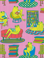 Reading Frogs Gift Bag