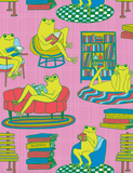 Reading Frogs Gift Bag